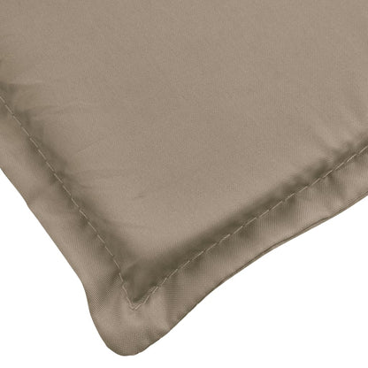 Solsängsdyna taupe 200x60x3 cm oxfordtyg