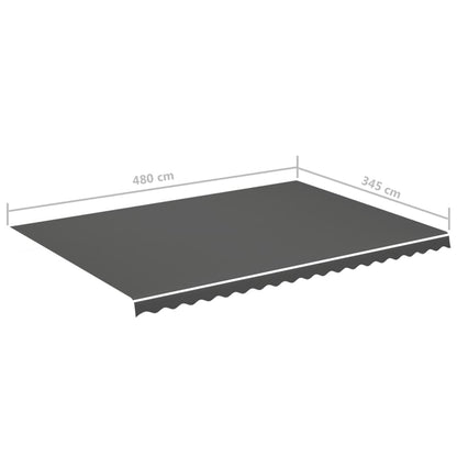 Markisväv antracit 5x3,5 m