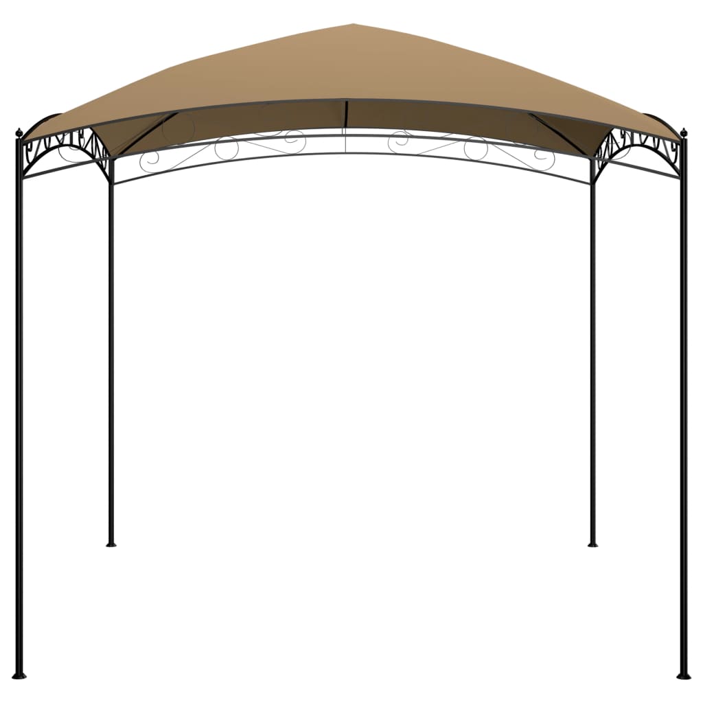 Paviljong 3x3x2,65 m taupe 180 g/m²