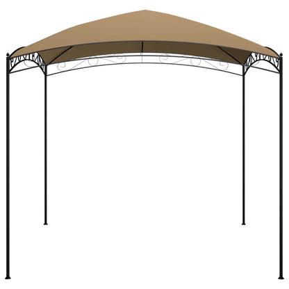 Paviljong 3x3x2,65 m taupe 180 g/m²