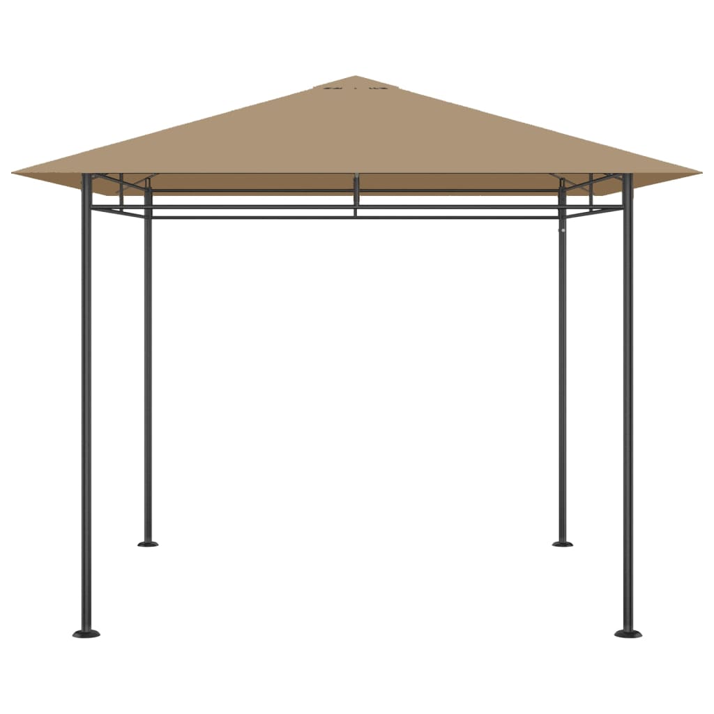 Paviljong 3x3x2,7 m taupe 180 g/m²