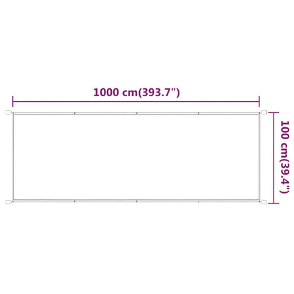 Markis vertikal ljusgrön 100x1000 cm oxfordtyg