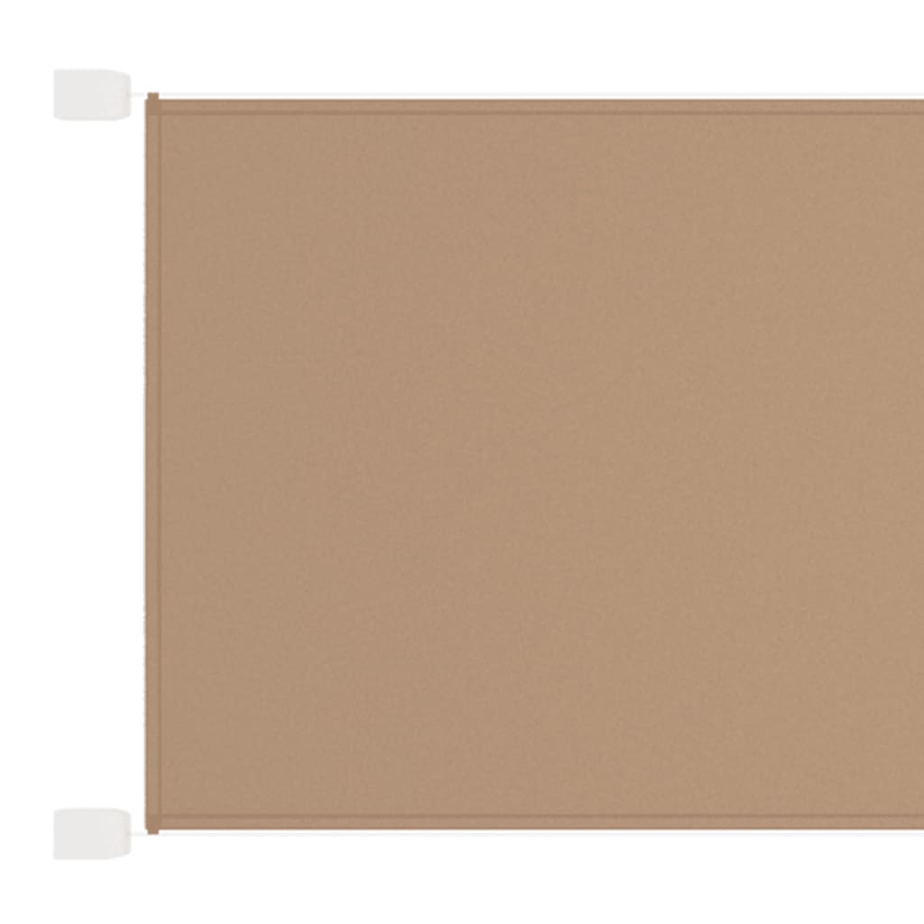 Markis vertikal taupe 60x1000 cm oxfordtyg