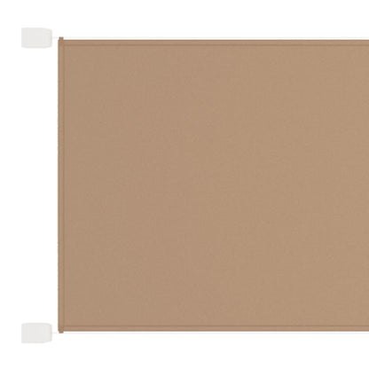 Markis vertikal taupe 60x1000 cm oxfordtyg