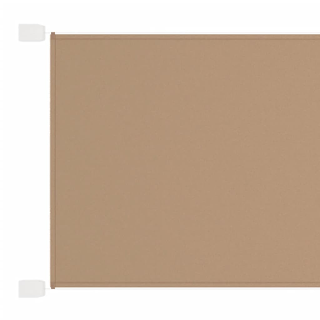 Markis vertikal taupe 60x1200 cm oxfordtyg