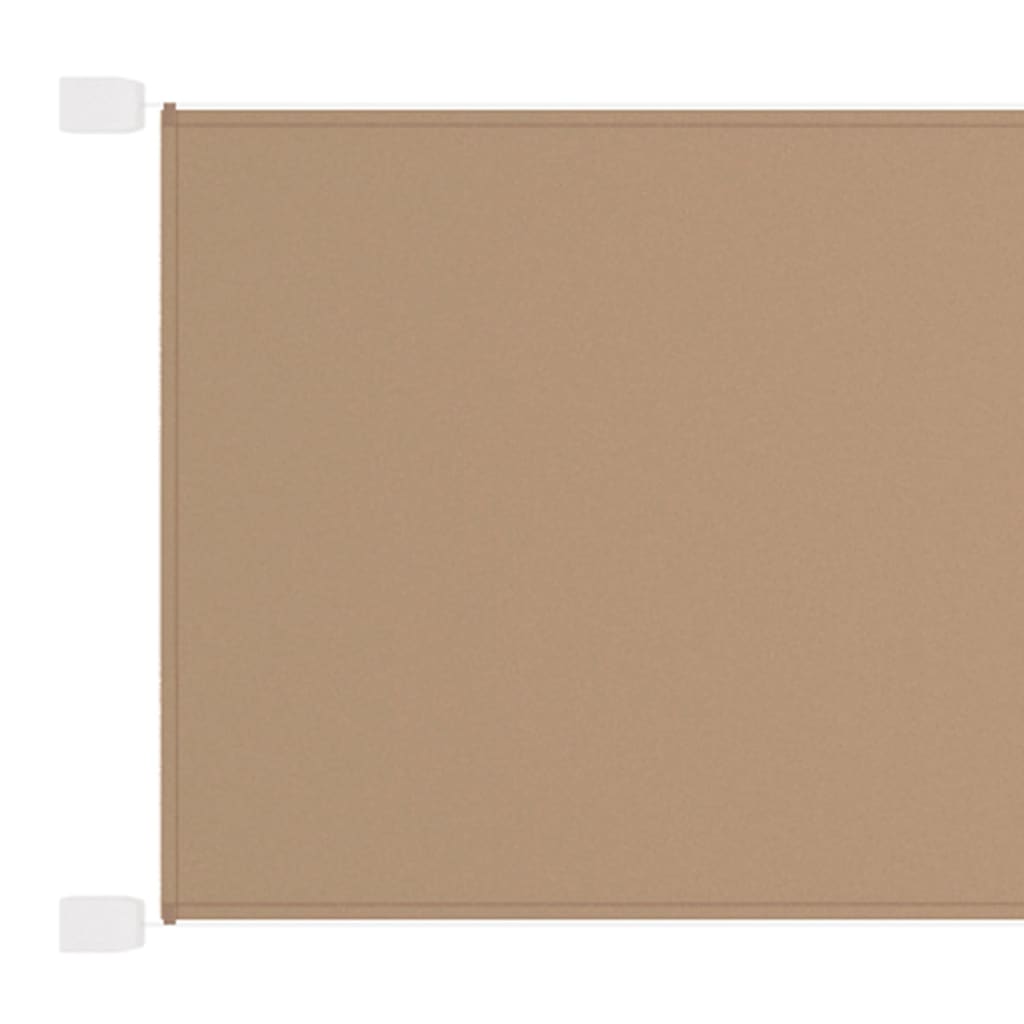 Markis vertikal taupe 100x800 cm oxfordtyg