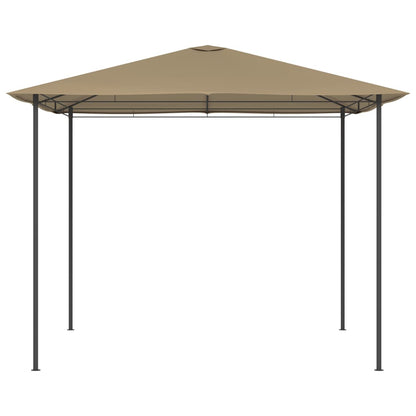 Paviljong 3x3x2,6 m taupe 160 g/m²