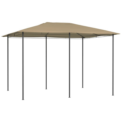 Paviljong 3x4x2,6 m taupe 160 g/m²