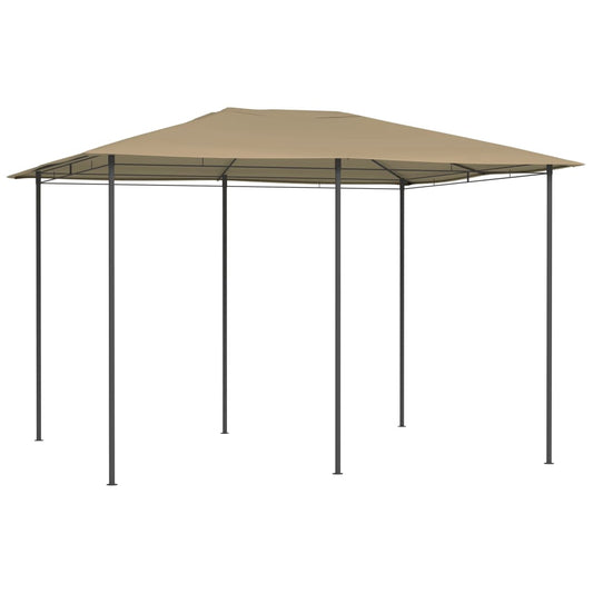 Paviljong 3x4x2,6 m taupe 160 g/m²