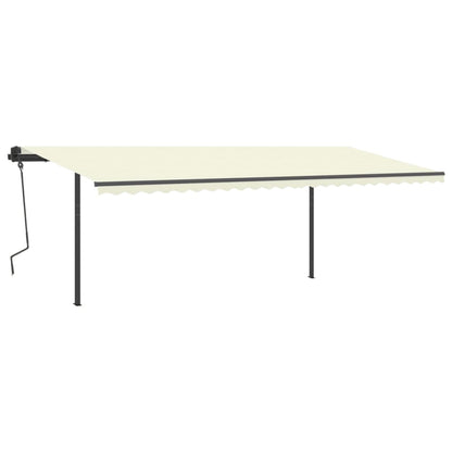 Markisstolpar set antracit 600x245 cm järn