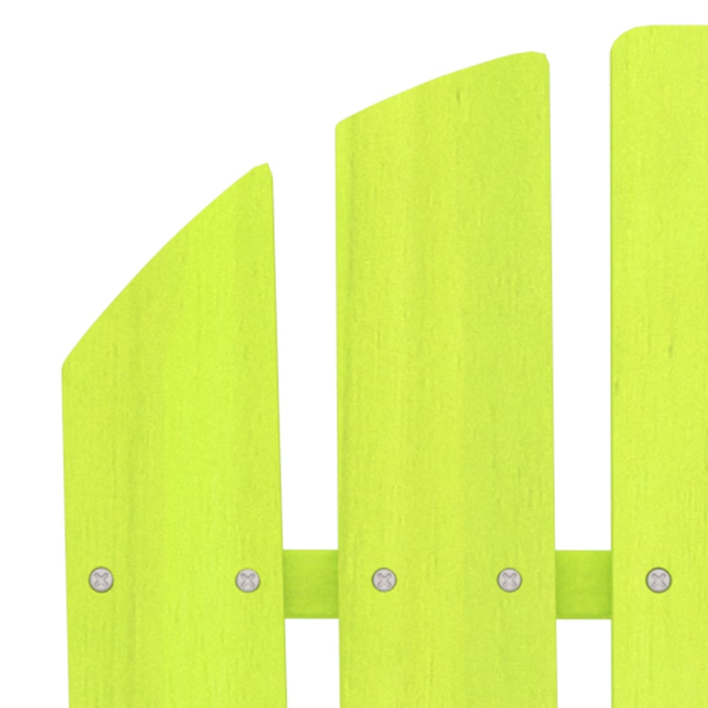 Adirondackstol massivt granträ grön