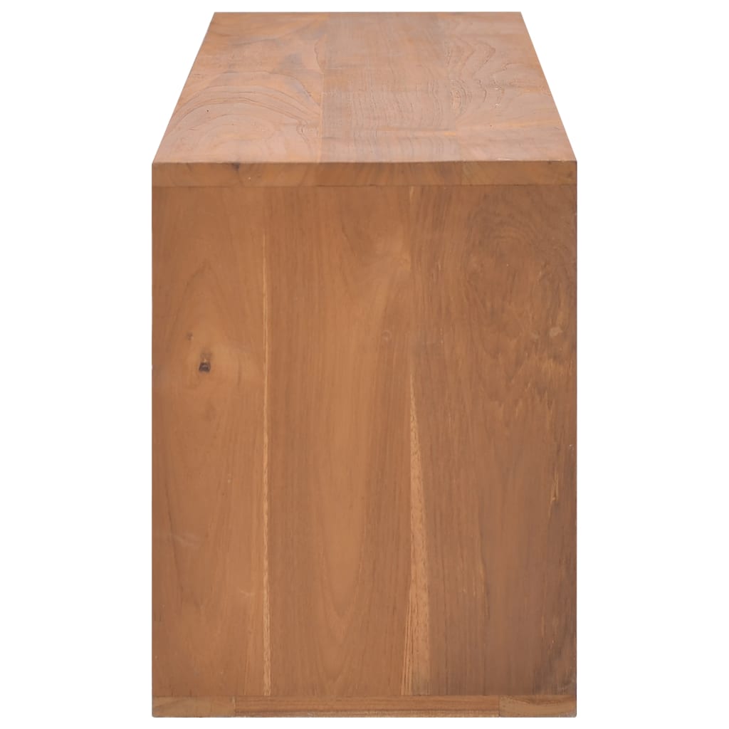 TV-bänk 110x30x40 cm massiv teak