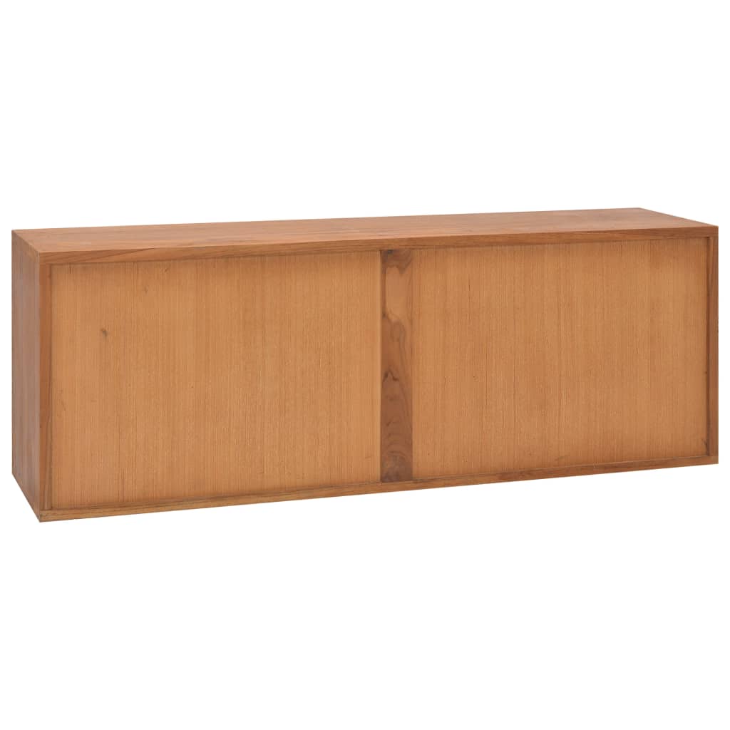 TV-bänk 110x30x40 cm massiv teak