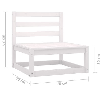 Mittensoffa vit massiv furu