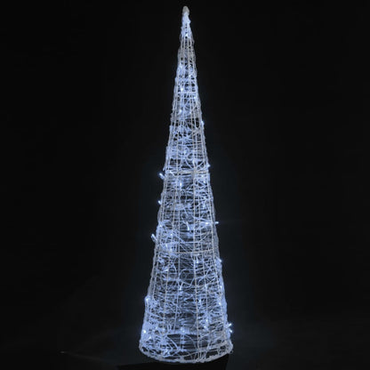 Ljuskon LED pyramid akryl kallvit 90 cm