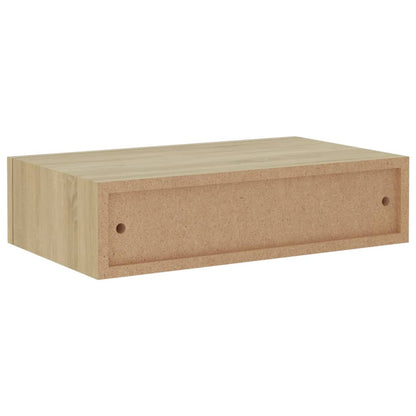 Väggmonterade lådor ek 2 st 40x23,5x10 cm MDF