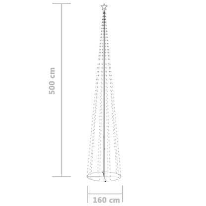 Julgranskon 752 kallvita LEDs 160x500 cm