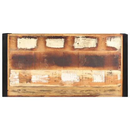 Soffbord 120x60x40 cm massivt återvunnet trä