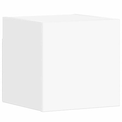 TV-skåp 3 delar vit konstruerat trä