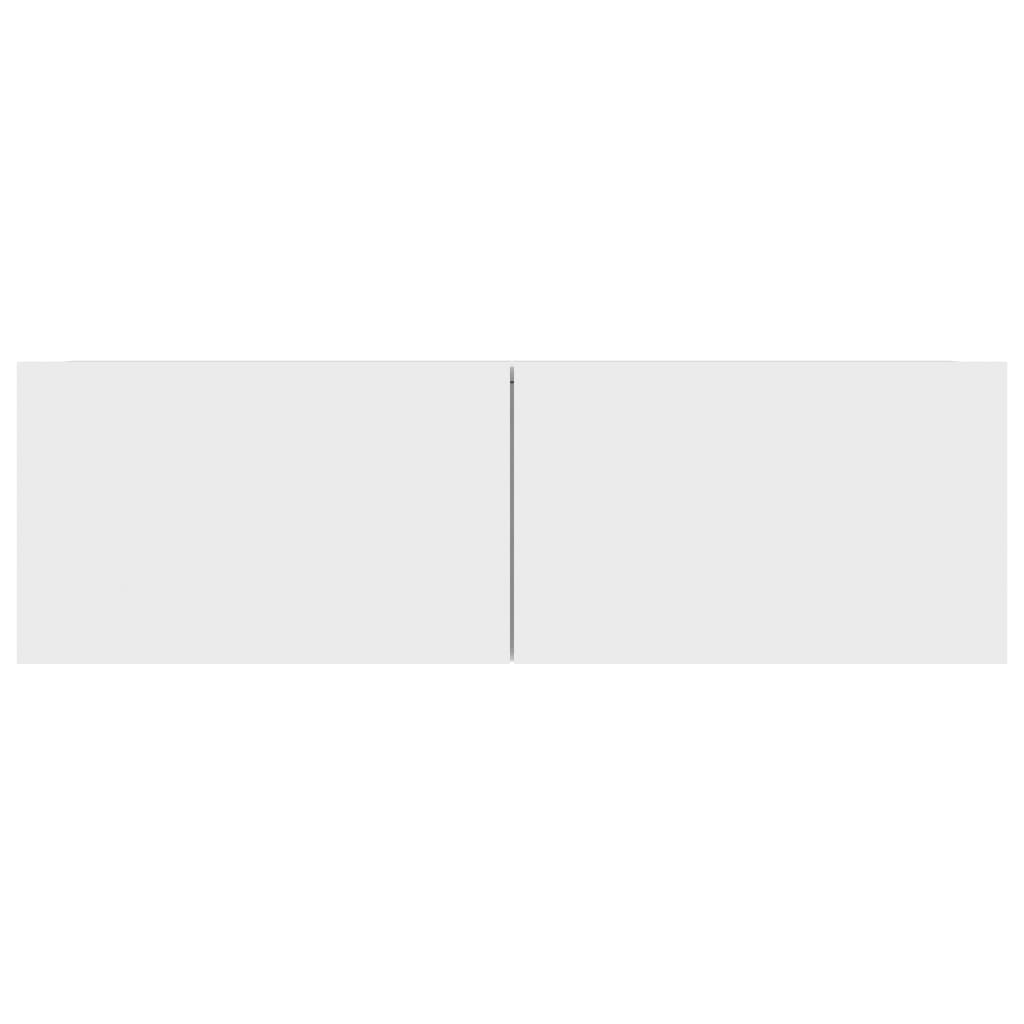 TV-skåp 3 delar vit konstruerat trä