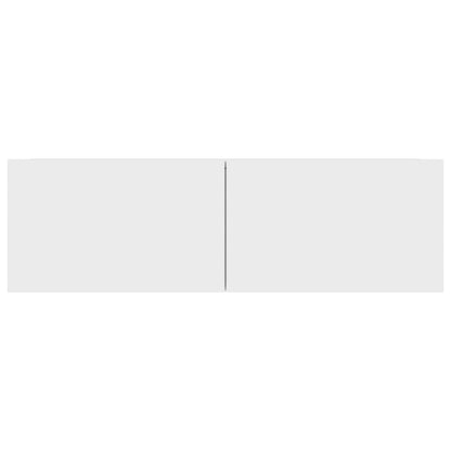 TV-skåp 3 delar vit konstruerat trä