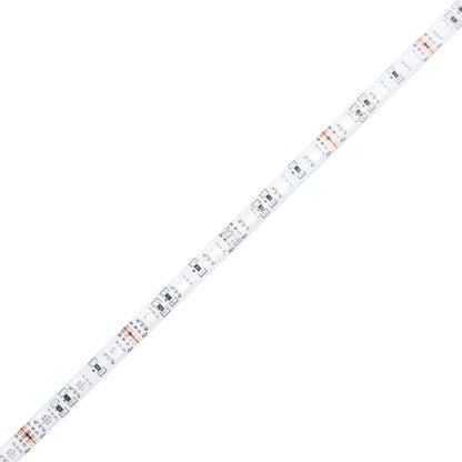 Sängbord med LEDs 2 st vit 60x35x40 cm