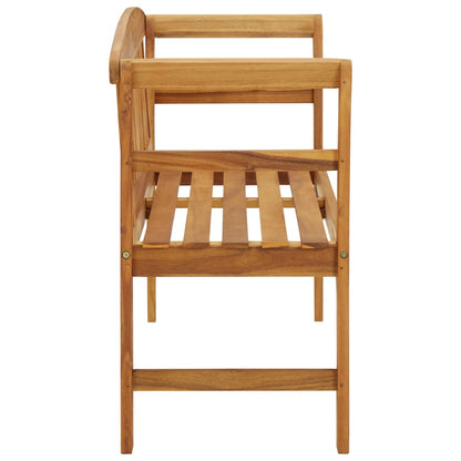 Trädgårdsbänk 114 cm massivt akaciaträ