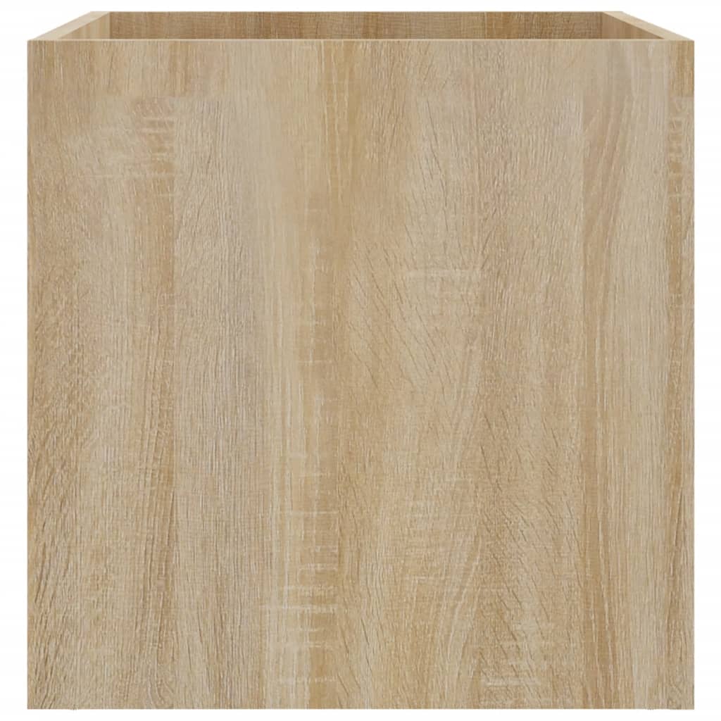 Odlingslåda sonoma ek 40x40x40 cm konstruerat trä