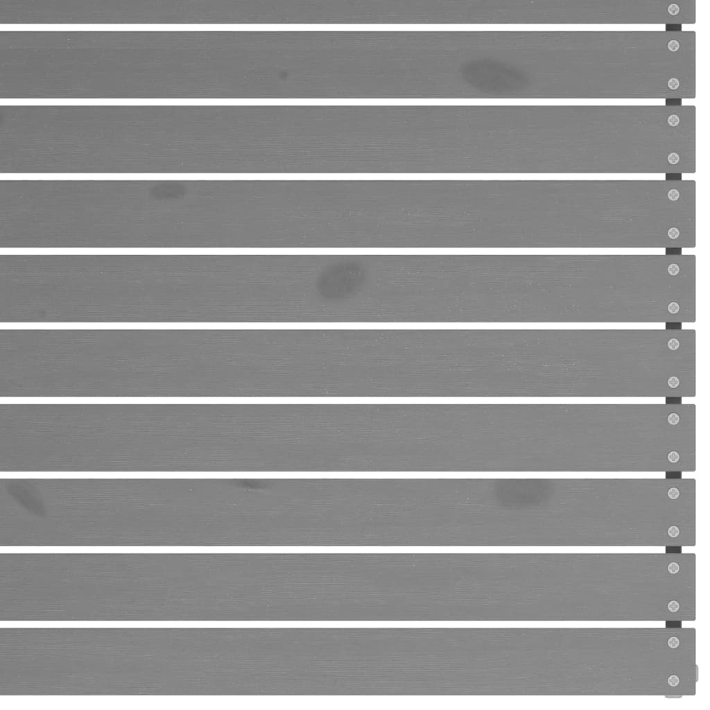 Hörnsektion till pallsoffa 2 st grå massiv furu