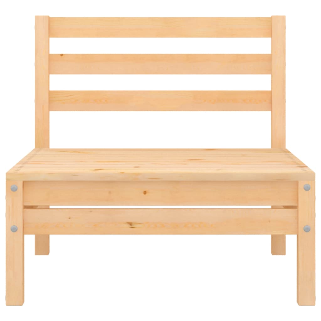 Loungegrupp 3 delar massiv furu