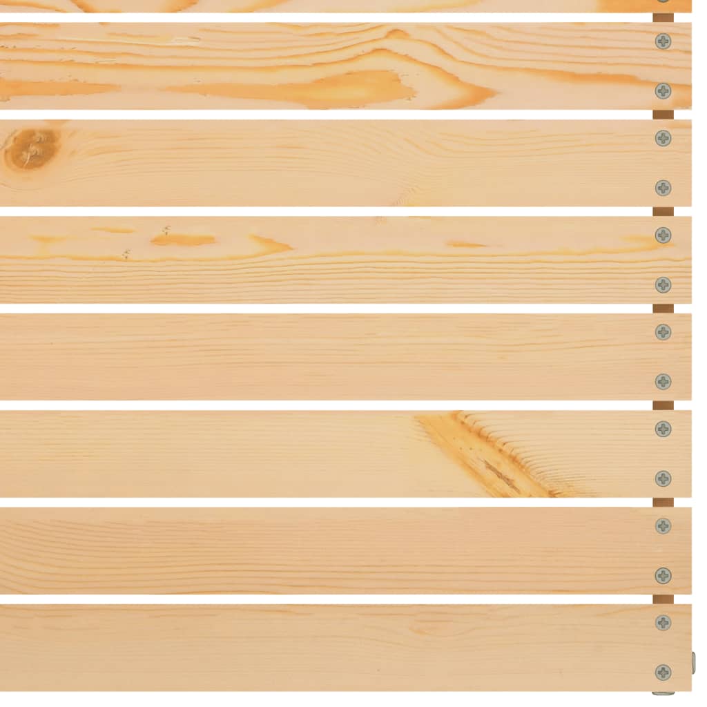 Loungegrupp för trädgården 3 delar massiv furu