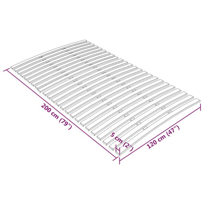 Ribbotten med 24 ribbor 120x200 cm