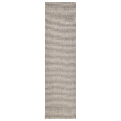 Matta naturlig sisal 80x300 cm sand