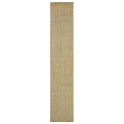 Matta naturlig sisal 66x350 cm grön