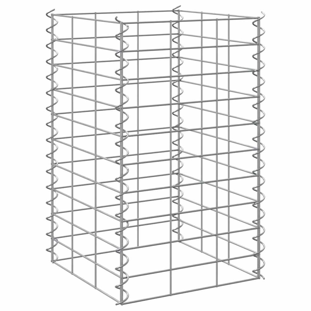 Gabioner 3 st 30x30x50 cm järn