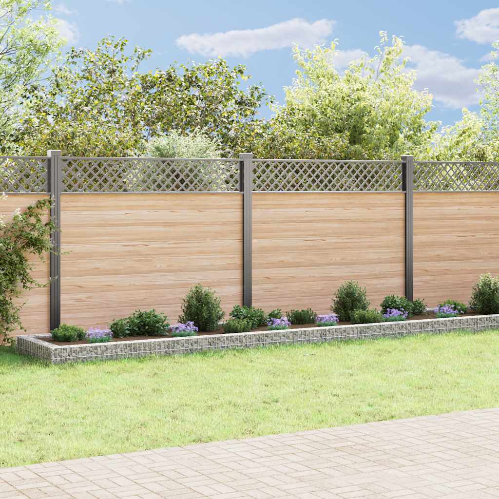 Planteringsgabion upphöjd galvaniserat stål 800x100x20 cm