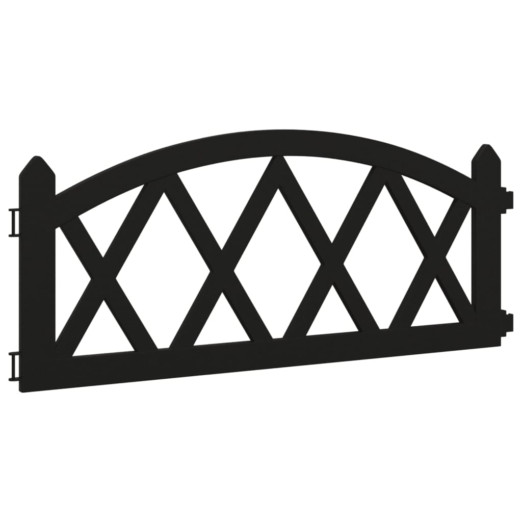 Rabattkanter 17 st svart 10 mm PP