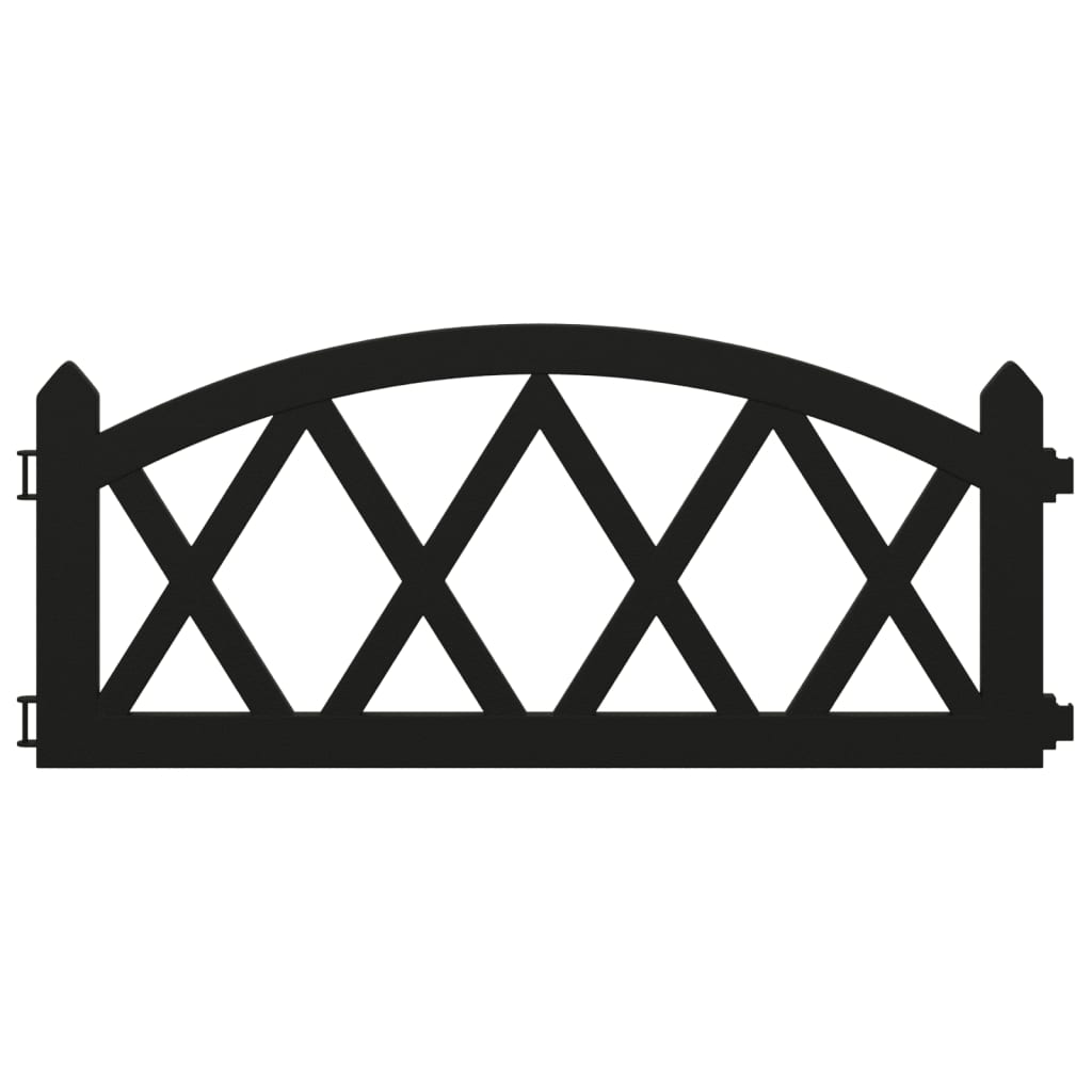 Rabattkanter 17 st svart 10 mm PP