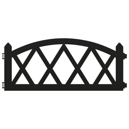 Rabattkanter 17 st svart 10 mm PP