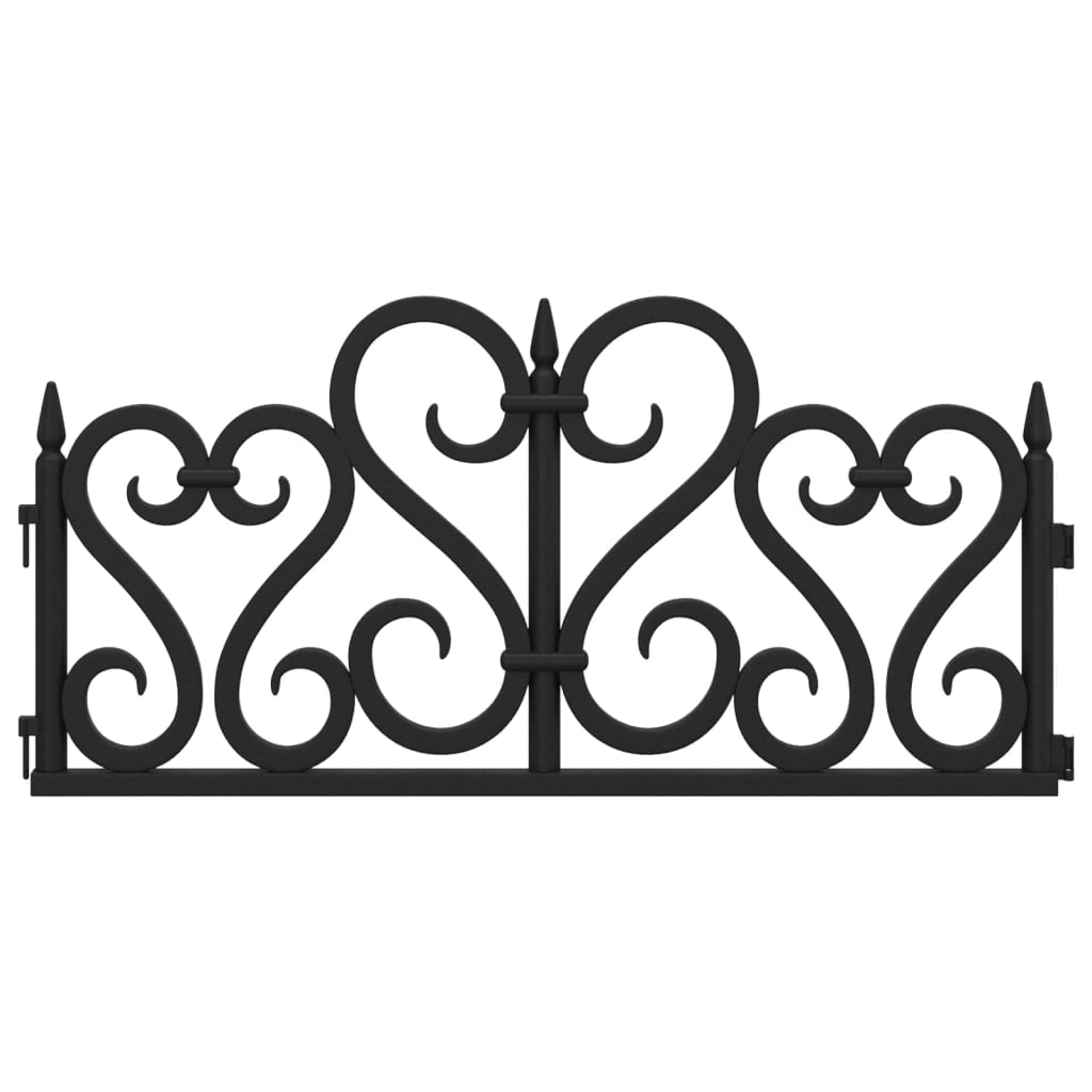 Rabattkanter 17 st svart 10 mm PP