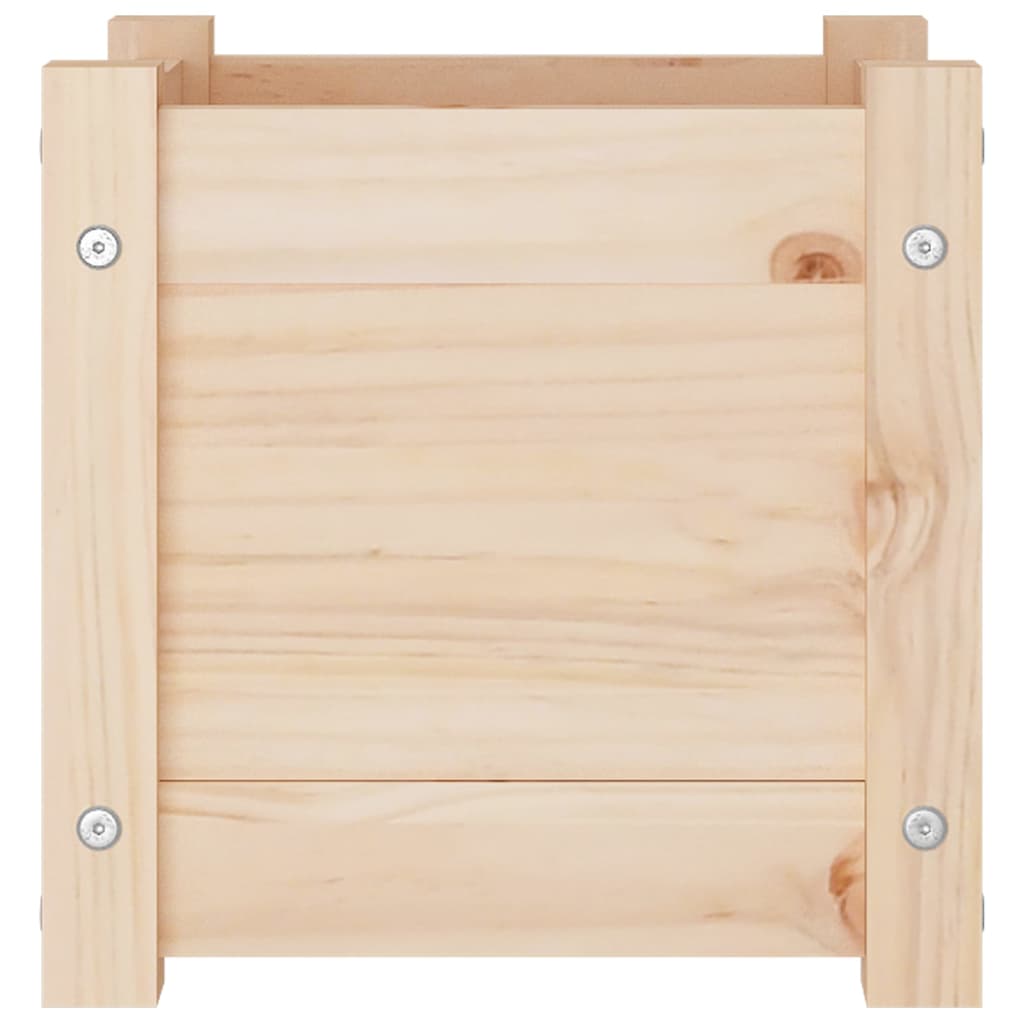 Odlingslådor 2 st 31x31x31 cm massiv furu