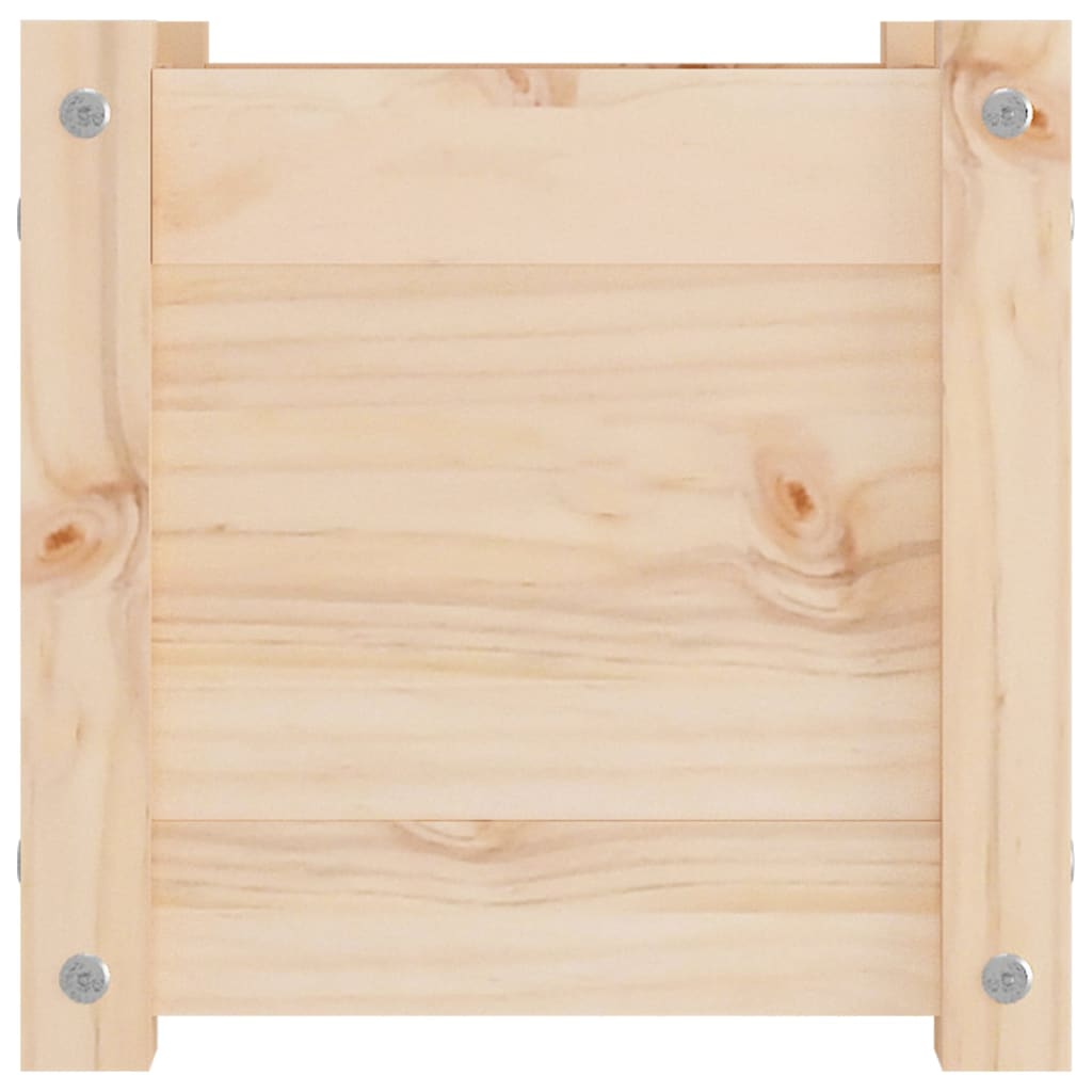 Odlingslådor 2 st 31x31x31 cm massiv furu