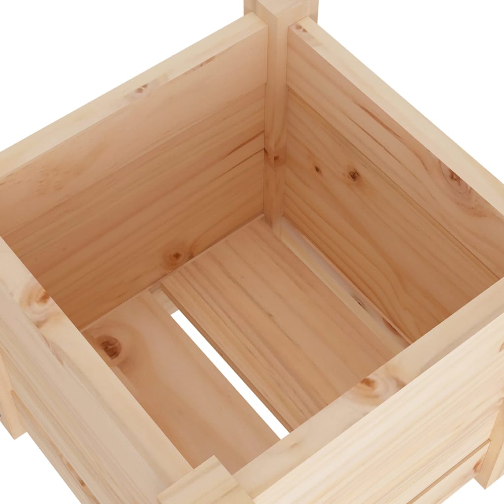 Odlingslådor 2 st 31x31x31 cm massiv furu