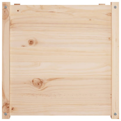 Odlingslådor 2 st 60x60x60 cm massiv furu
