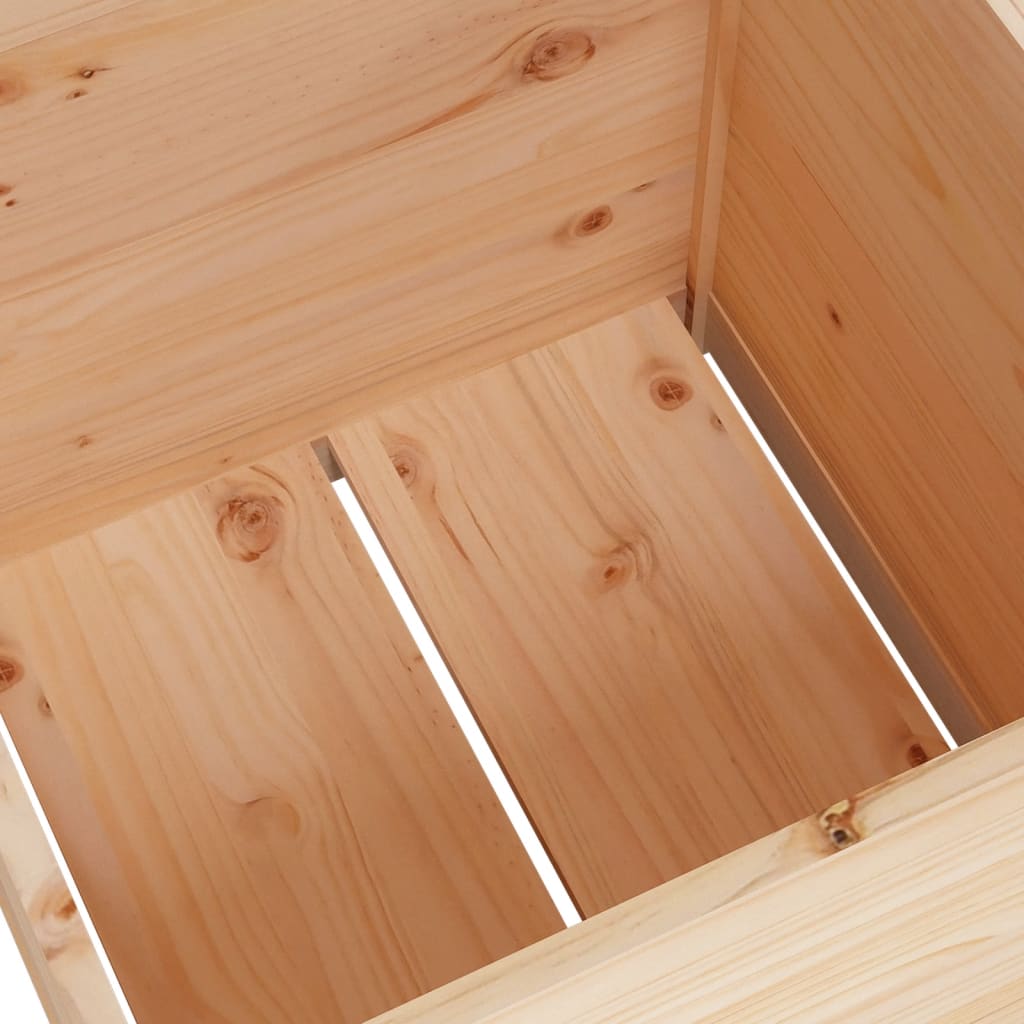 Odlingslådor 2 st 60x60x60 cm massiv furu