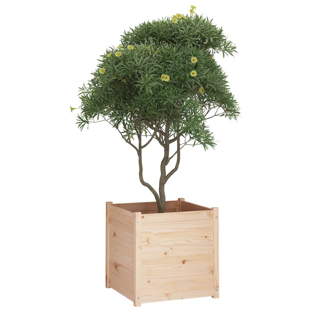 Odlingslådor 2 st 60x60x60 cm massiv furu