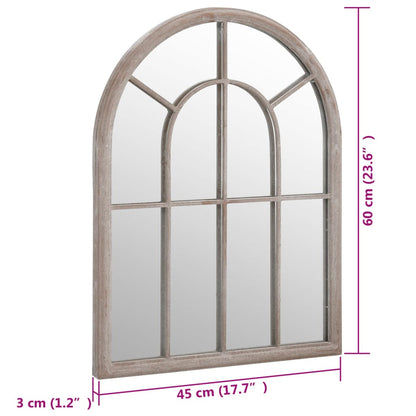 Spegel sandfärgad 60x45 cm järn för inomhusbruk