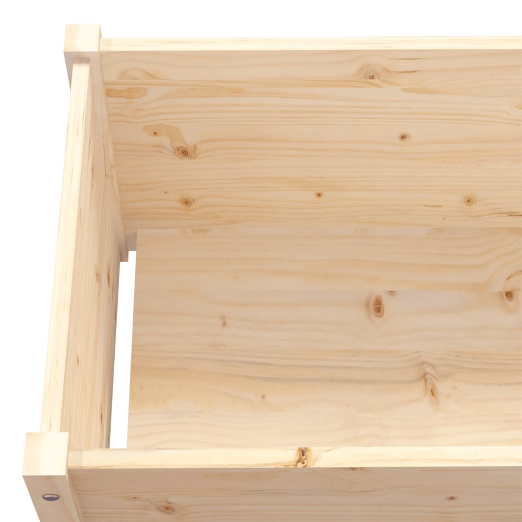 Odlingslåda 100x50x50 cm massiv furu
