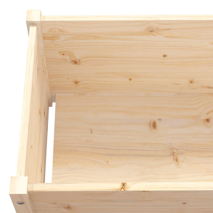 Odlingslåda 100x50x50 cm massiv furu