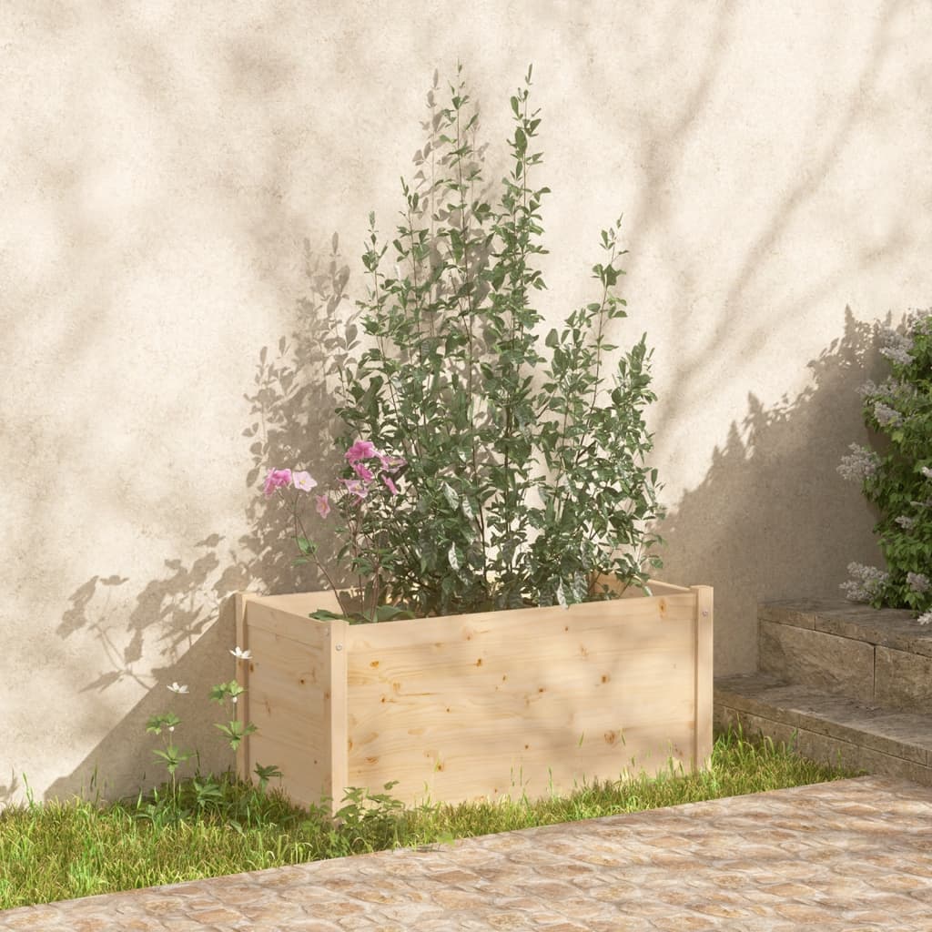 Odlingslådor 2 st 100x50x50 cm massiv furu